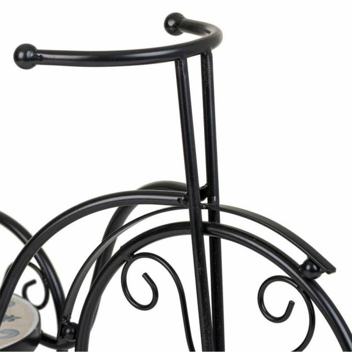 Soporte para Maceta Alexandra House Living Negro Hierro Azulejo Bicicleta 23 x 36 x 53 cm 5