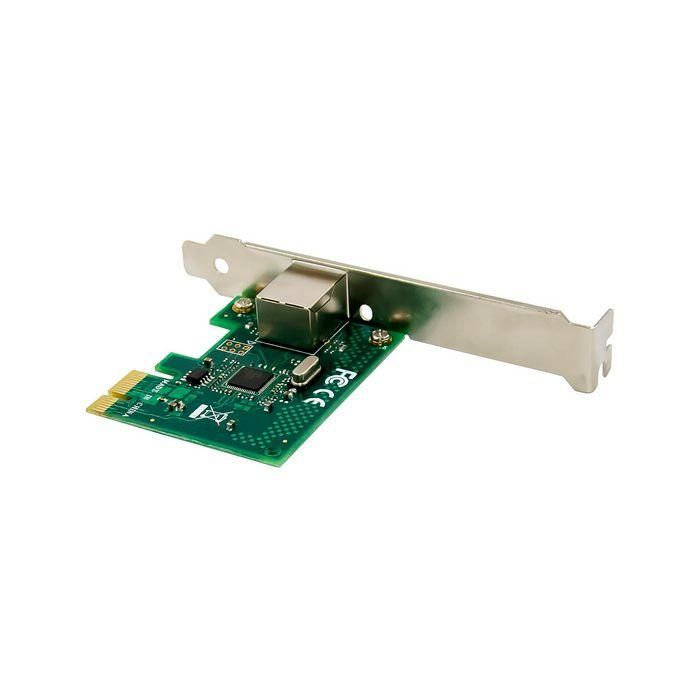 MicroConnect Tarjeta de Red PCIe 1X Intel i210 WGI210AT 2.5 Gigabit Ethernet Monopuerto RJ45 para Data Center 3