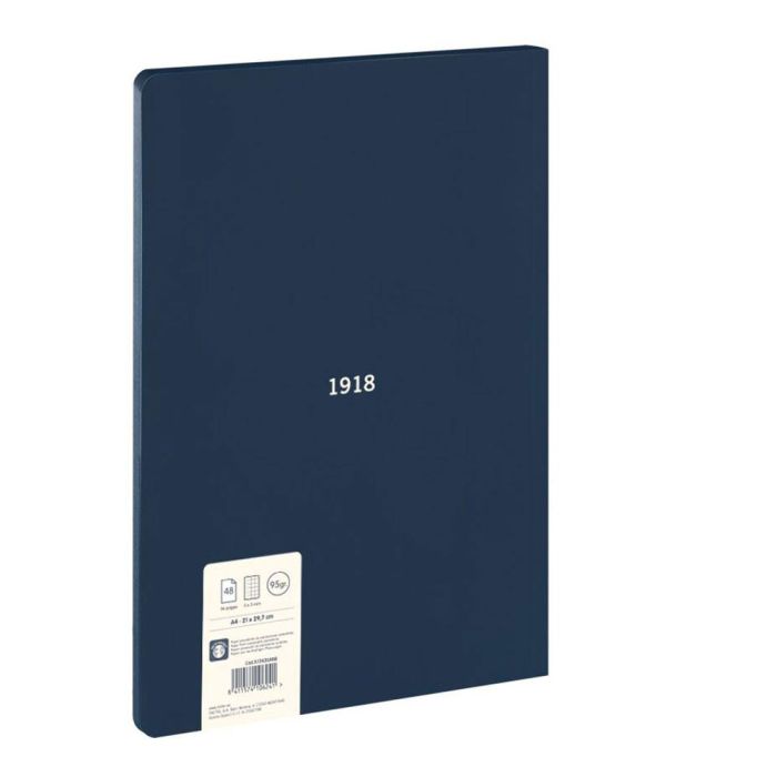 Milán Cuaderno A4 Cuadriculado Encolado Azul Marino, 48 Hojas 95 g/m², Microperforado, Colección 430 Since 1918 1 Milán Cuaderno A4 Cuadriculado Encolado Azul Marino, 48 Hojas 95 g/m², Microperforado, Colección 430 Since 1918 1