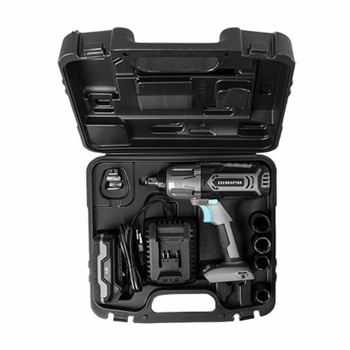 Cecotec 70013 atornilladora de impacto con batería 3000 RPM 400 Nm Negro, Azul, Gris 20 V Cecotec 70013 atornilladora de impacto con batería 3000 RPM 400 Nm Negro, Azul, Gris 20 V