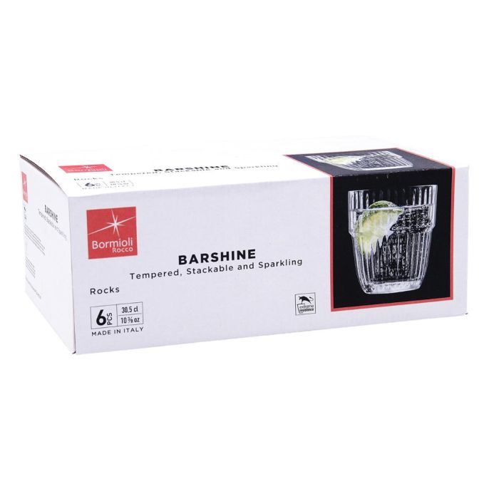 Bormioli Rocco Vaso Apilable Barshine 305 Ml (36 Unidades) Vidrio Templado Resistente 2