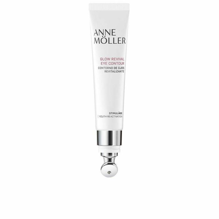 Anne Möller STIMULÂGE Glow Revival Contorno de Ojos Anti-Ojeras y Bolsas, Vitamina B5, Hypericum, Antioxidante, Luz Azul 15ml