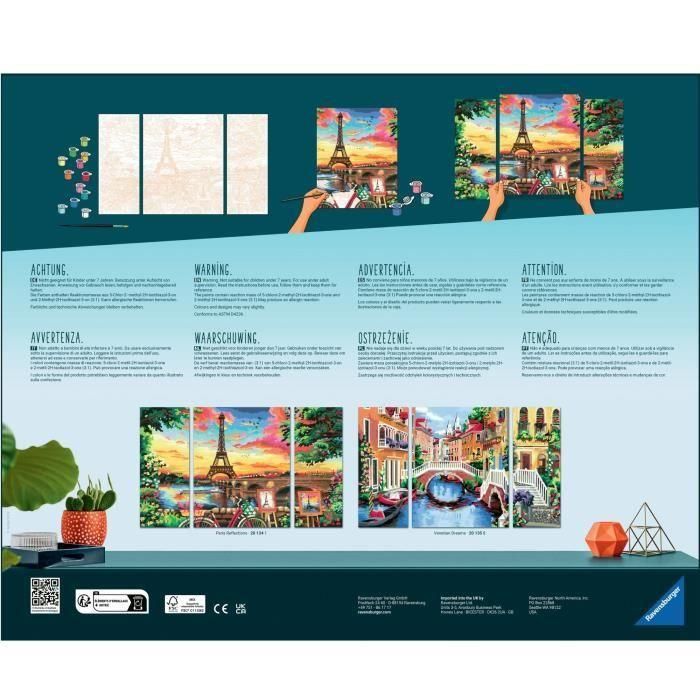 Ravensburger RAV4005556201341 Formato CRearT Tríptico 80x50cm 5