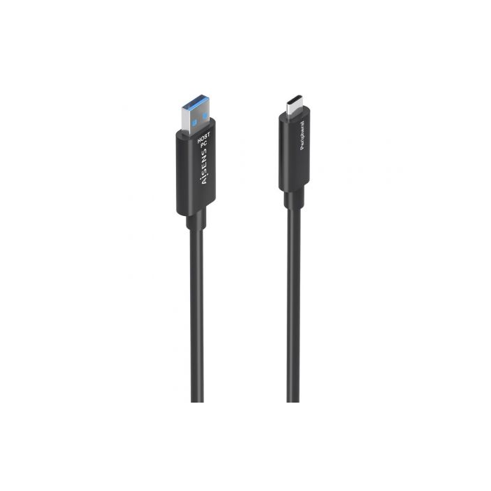 Cable USB 3.2 Tipo-C AOC Aisens A157-0927/ USB Tipo-C Macho - USB Macho/ 10Gbps/ 40m/ Negro 2