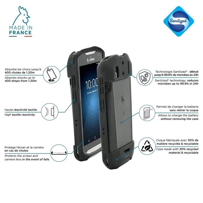 Funda para Móvil Mobilis 065003 Negro