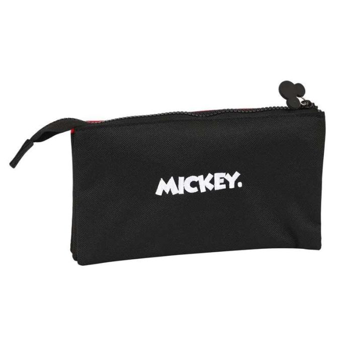 Bolso Escolar Portatodo Safta Triple Cremallera Mickey Mouse Mood 120x220x30 mm 3