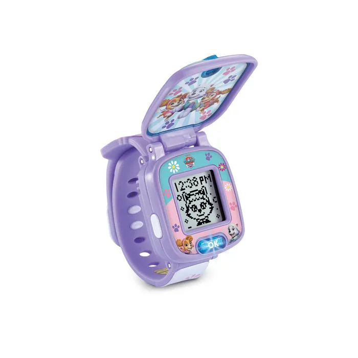 VTech Everesta PAW Patrol Reloj de Juego Interactivo Infantil, Morado, con Idiomas incluido Francés, Ref: VTE3417765917059