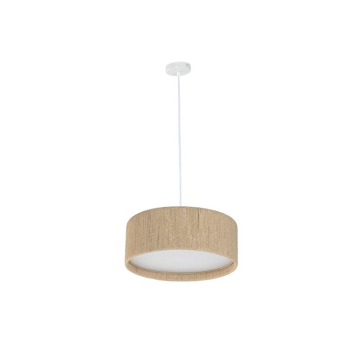 DKD Home Decor Lámpara de Techo Colgante Urban Marrón, Fabricada en Cuerda, 40x40x15.5cm, para Bombilla E27 50W Máx. 5 DKD Home Decor Lámpara de Techo Colgante Urban Marrón, Fabricada en Cuerda, 40x40x15.5cm, para Bombilla E27 50W Máx. 5