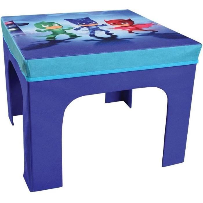Juego de mesa Fun House Pajamasques + 2 taburetes plegables para niños 2