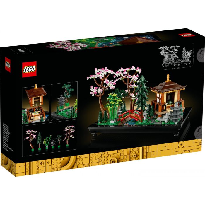 LEGO 10315 Icons El Jardín Tranquilo, Kit de Jardinería Botánica Zen para Adultos, Regalo 12