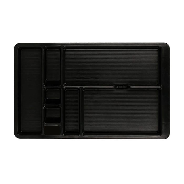 Bandeja Organizadora Q-Connect De Cajones Color Negro 364x225x21 mm 1