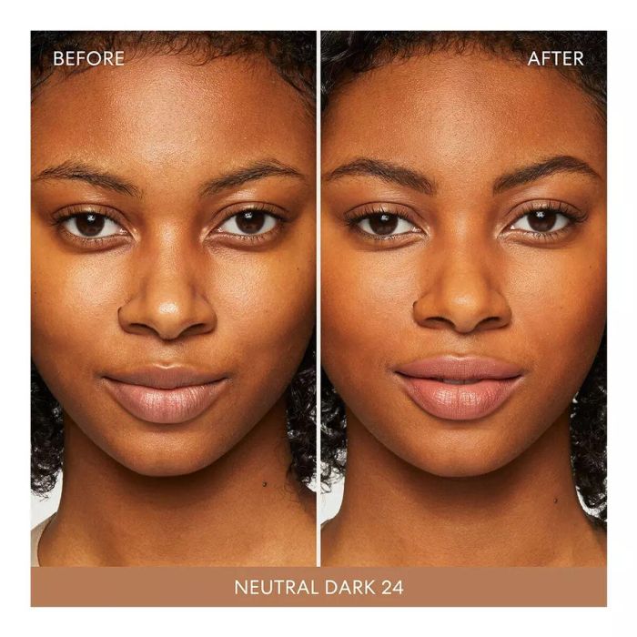 bareMinerals Original Loose Matte Foundation Polvos Sueltos SPF15, Tono #24-neutral dark, para Piel Grasa, Control de Brillos, Vegano 6g 1