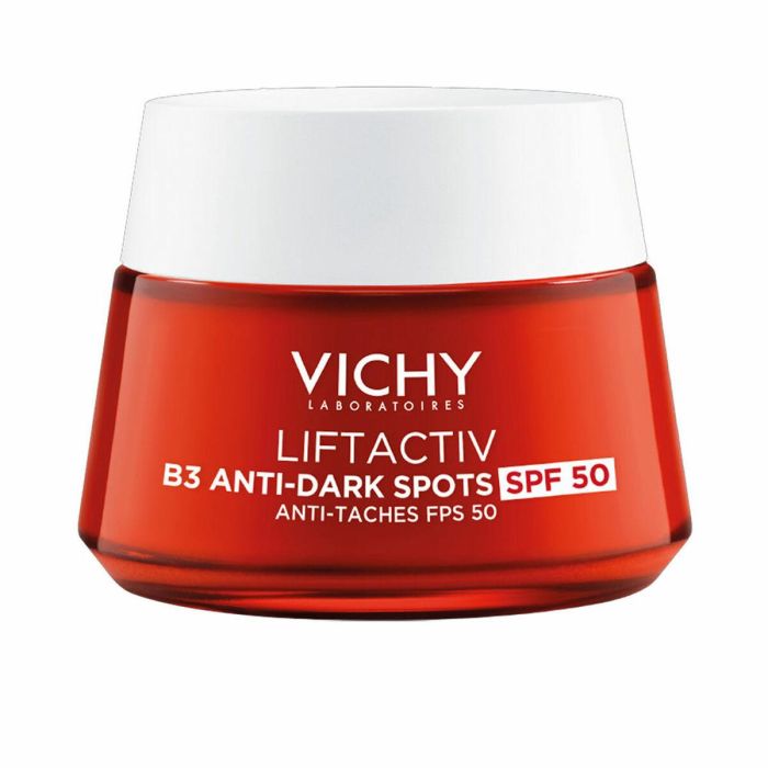 Vichy LIFTACTIV B3 Crema de Día Antiarrugas, Antimanchas & Antiedad SPF50+ para Piel Sensible y Todo Tipo de Pieles 50 ml