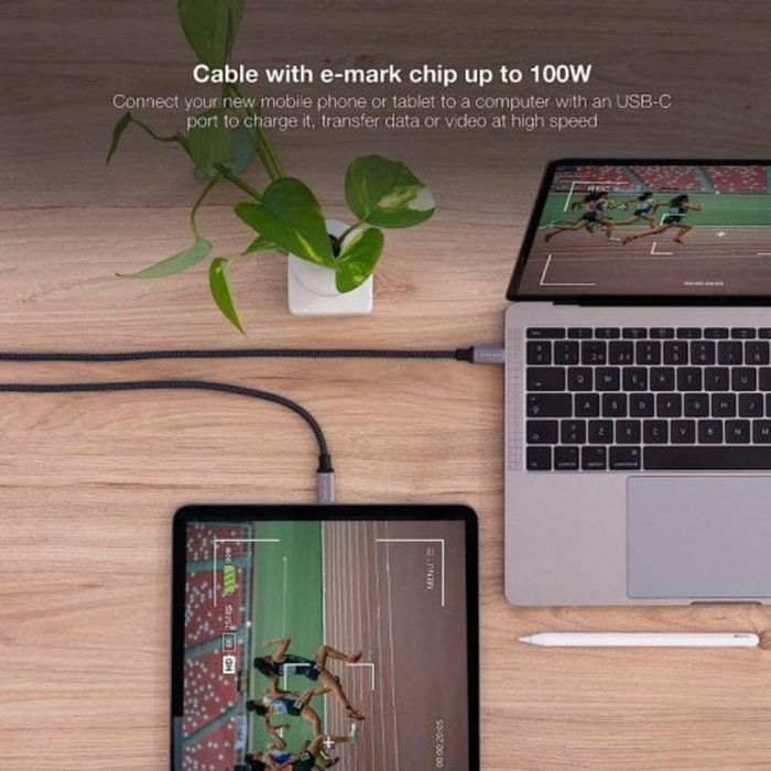 Cable USB-C NANOCABLE 10.01.4101-L150-COMB Verde 1,5 m (1 unidad) 1