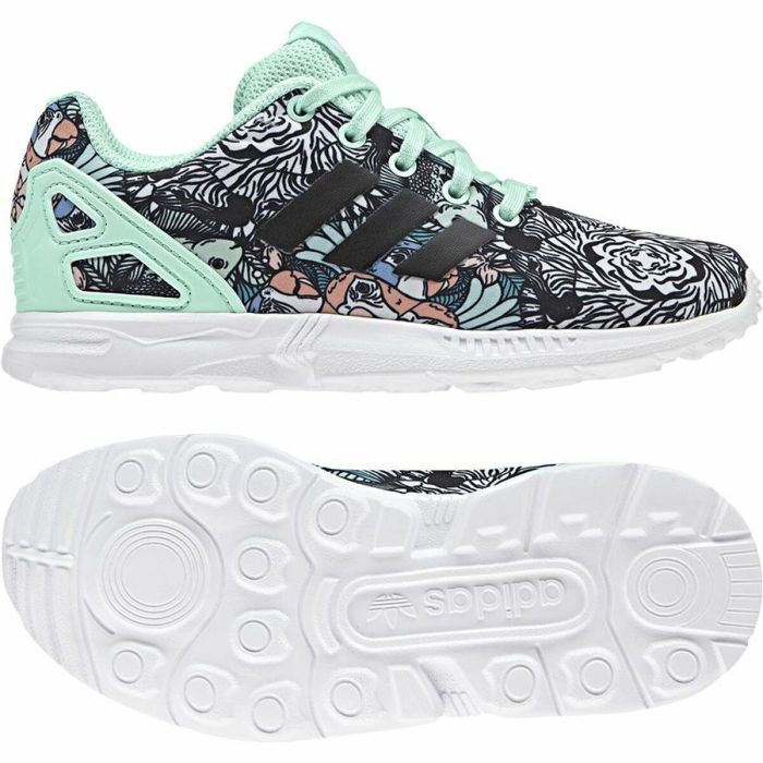 Zapatillas Deportivas Infantiles Adidas ZX Flux Aguamarina 4