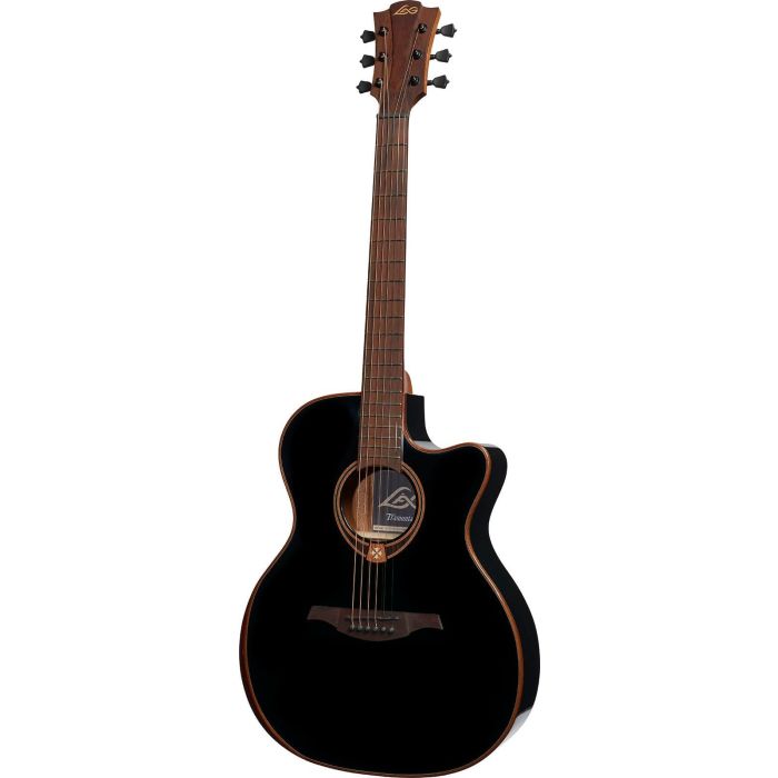 Guitarra Acústica Lag Auditorium A/E Cutaway - Edición Limitada Bisel - Negra 1 Guitarra Acústica Lag Auditorium A/E Cutaway - Edición Limitada Bisel - Negra 1