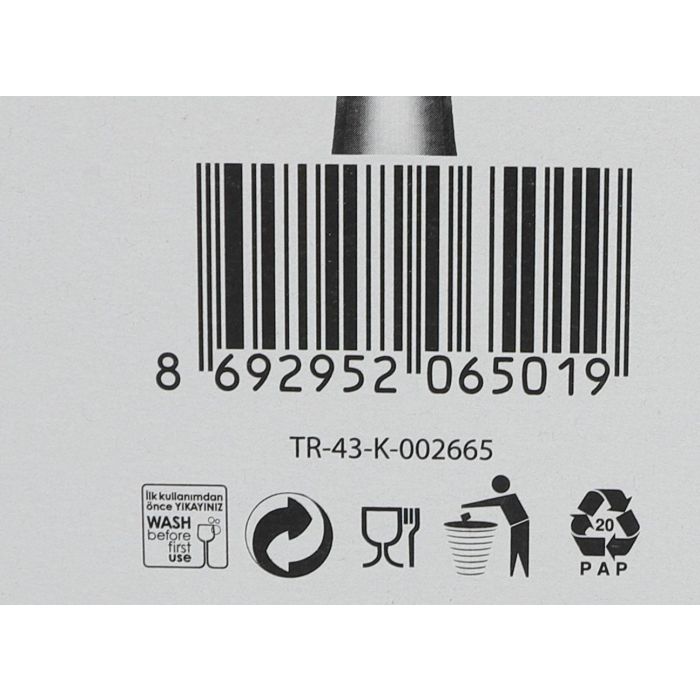 Lav Set de 6 Copas para Combinados Misket, 645 ml (9.5 cm diámetro x 20 cm alto) (4 Cajas) 5