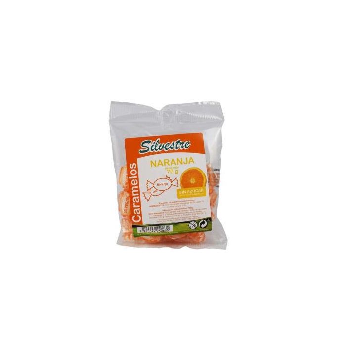 Caramelos De Naranja Sin Azucar 70Gr.