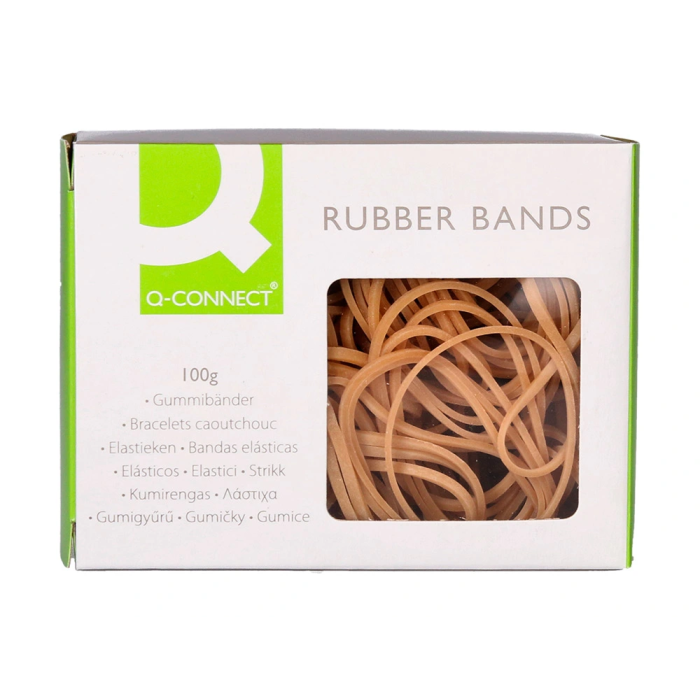 Q-connect Gomillas Elasticas 100 gr Numero 6 60 x 2 mm 2