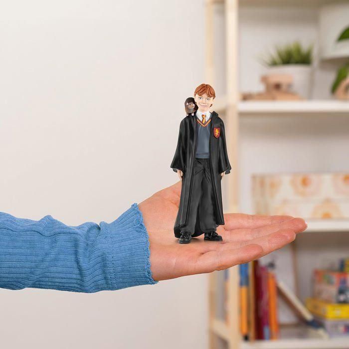 Schleich SCH42634 Figura Ron Weasley y Scabbers - Colección Harry Potter 3