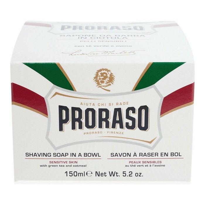 Proraso Jabón de Afeitar en Tarro para Piel Sensible con Té Verde 150 mL 1