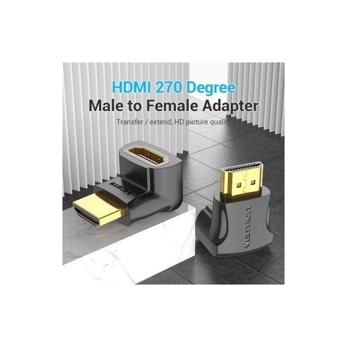 Adaptador HDMI 4K 270º Vention AINB0/ HDMI Macho - HDMI Hembra 1