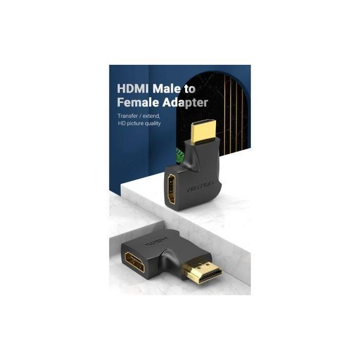 Adaptador HDMI 4K 90º Vention AIPB0/ HDMI Macho - HDMI Hembra 3
