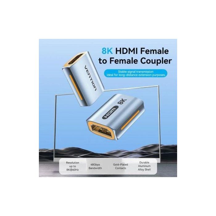 Adaptador HDMI 8K Vention AIUH0/ HDMI Hembra - HDMI Hembra 1