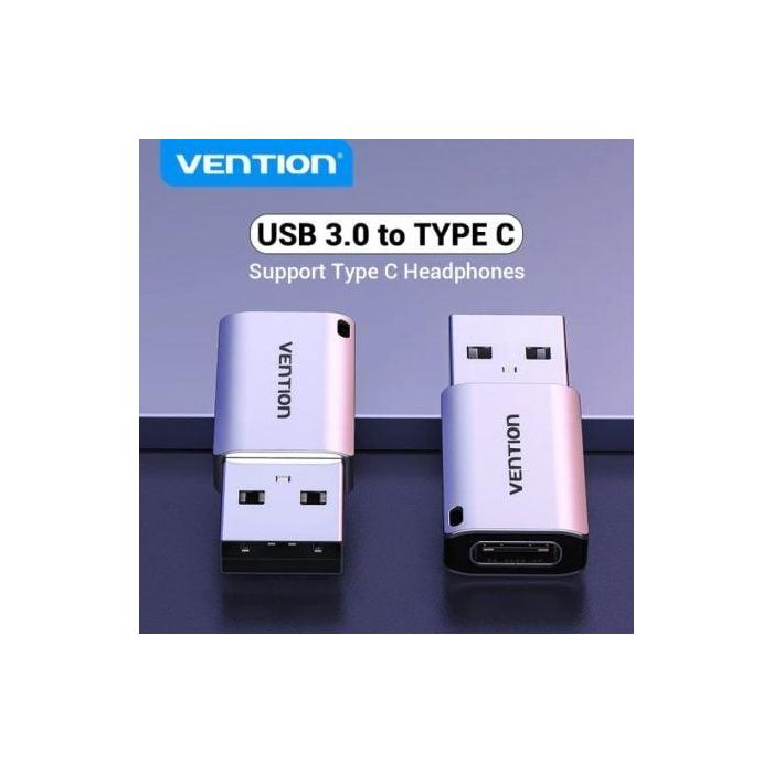 Adaptador USB 3.0 Vention CDPH0/ USB Macho - USB Tipo-C Hembra 1