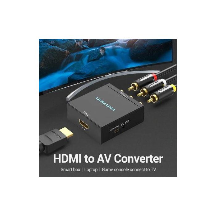 Convertidor HDMI a RCA Vention AEEB0/ HDMI Hembra - RCA Hembra - MiniUSB Hembra 2