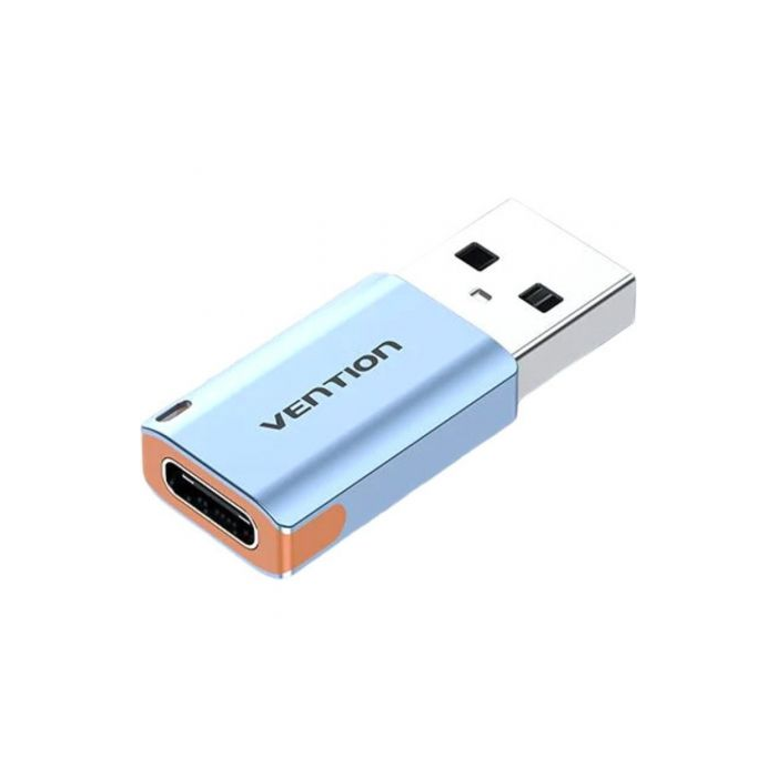 Adaptador USB 3.1 Vention CUAH0/ USB Tipo-C Hembra - USB Macho/ Azul