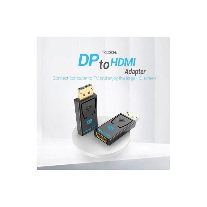 Adaptador HDMI 4K Vention HBPB0/ DisplayPort Macho - HDMI Hembra 1