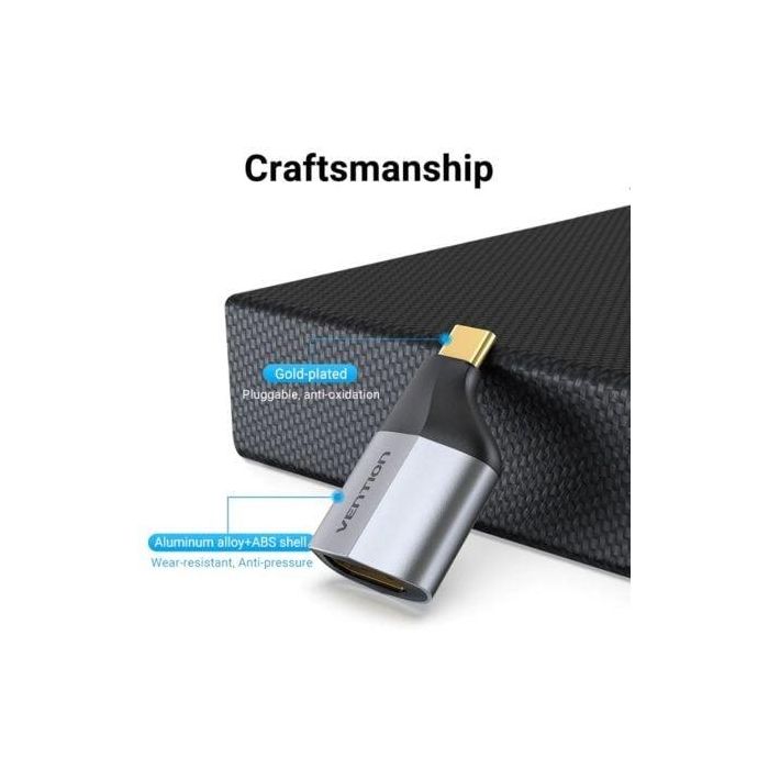 Adaptador USB Tipo-C Vention TCAH0/ USB Tipo-C Macho - HDMI Hembra 3