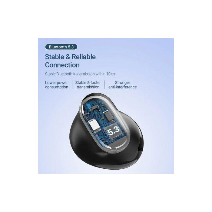 Auriculares Bluetooth Vention Tiny T12 NBLB0 con estuche de carga/ Autonomía 6h/ Negros 4
