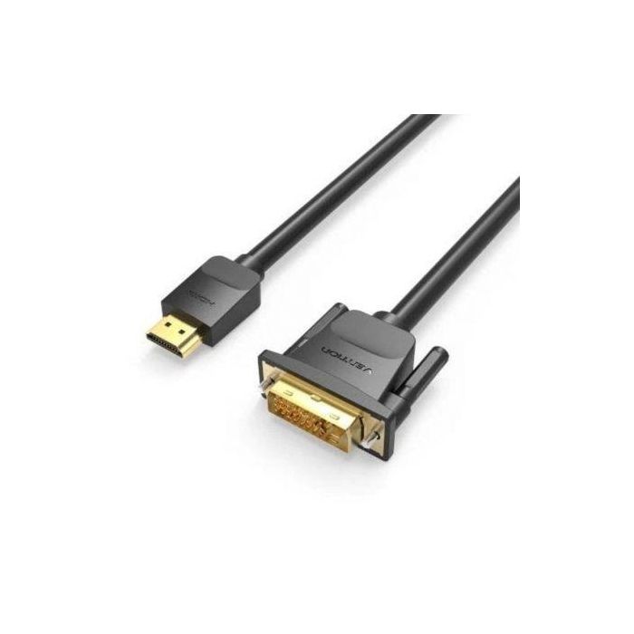Cable Conversor Vention ABFBF/ DVI Macho - HDMI Macho/ 1m/ Negro 1