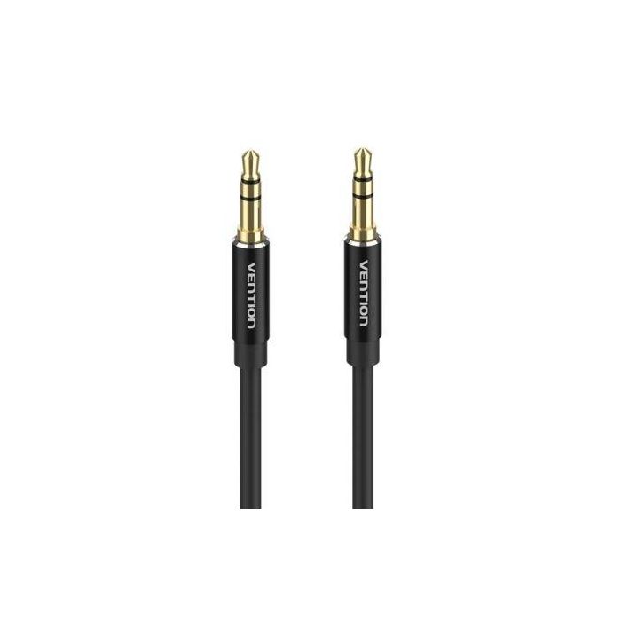 Cable Estéreo Vention BAXBD/ Jack 3.5 Macho - Jack 3.5 Macho/ 50cm/ Negro