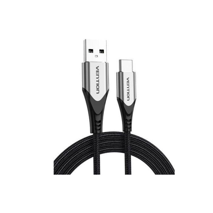Cable USB 2.0 Tipo-C Vention CODHH/ USB Macho - USB Tipo-C Macho/ Hasta 60W/ 480Mbps/ 2m/ Gris 1