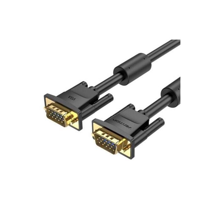 Cable SVGA Vention DAEBG/ VGA Macho - VGA Macho/ 1.5m/ Negro
