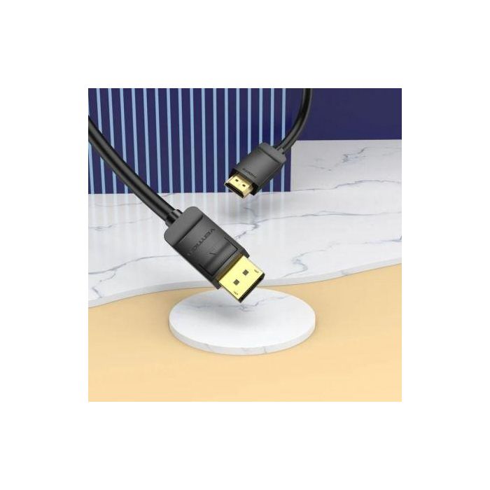 Cable Conversor Vention HADBG/ Displayport Macho - HDMI Macho/ 1.5m/ Negro 3