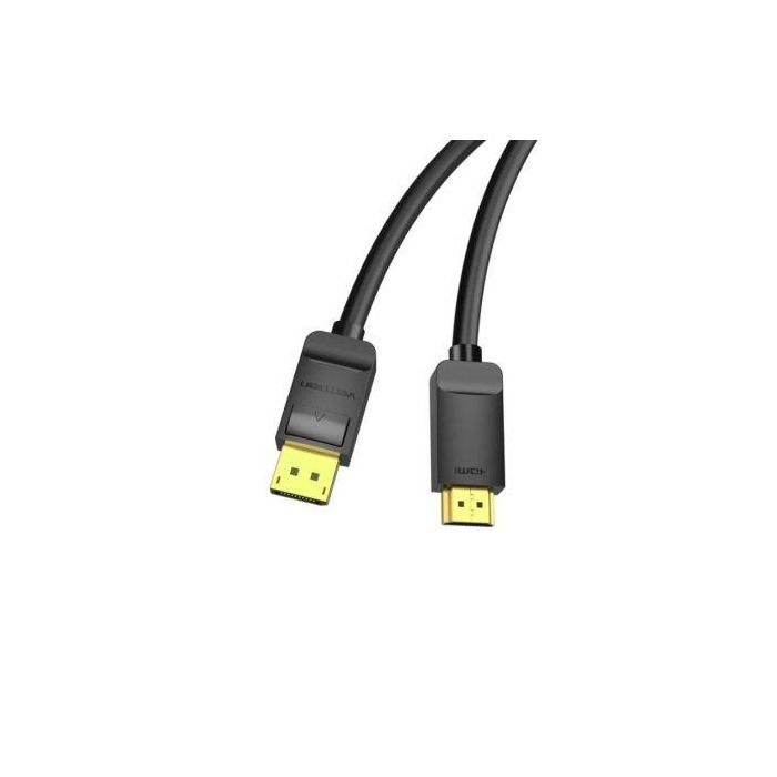 Cable Conversor Vention HADBH/ Displayport Macho - HDMI Macho/ 2m/ Negro 1