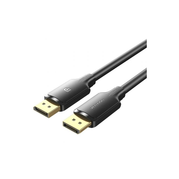 Cable DisplayPort 1.2 4K Vention HAKBI/ DisplayPort Macho - DisplayPort Macho/ 3m/ Negro