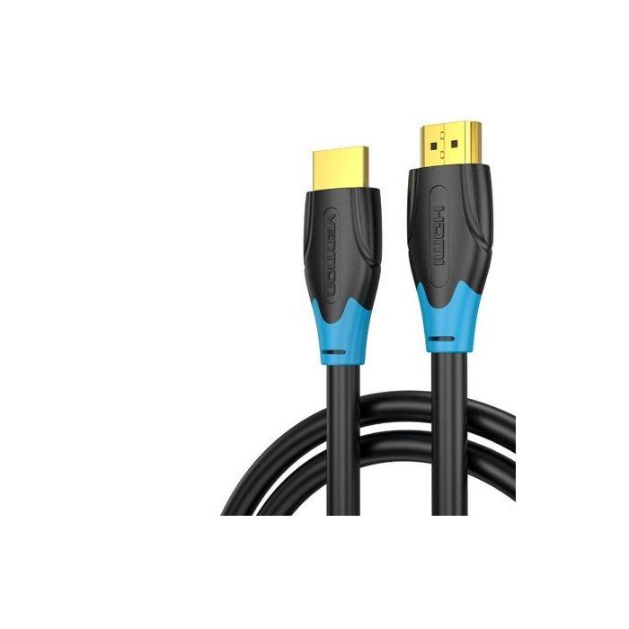 Cable HDMI 2.0 4K Vention AACBG/ HDMI Macho - HDMI Macho/ 1.5m/ Negro 4