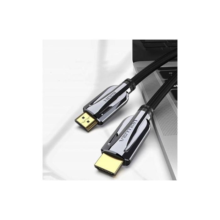 Cable HDMI 2.1 8K Vention AALBF/ HDMI Macho - HDMI Macho/ 1m/ Gris y Negro 1