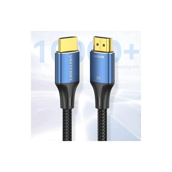  Cable HDMI 2.1 8K Vention ALGLI/ HDMI Macho - HDMI Macho/ 3m/ Azul 3