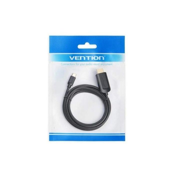 Cable Conversor HDMI 1.4 4K Vention CGUBF/ USB Tipo-C Macho - HDMI Macho/ 1m/ Negro 4