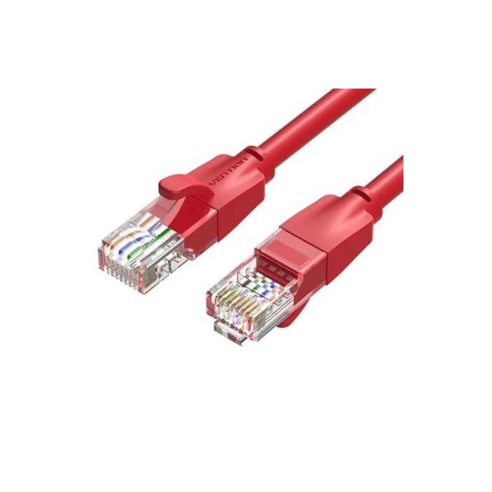 Cable de Red RJ45 UTP Vention IBERF Cat.6/ 1m/ Rojo