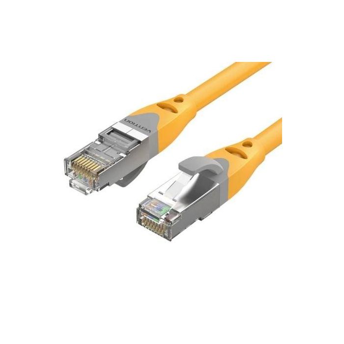 Cable de Red RJ45 SFTP Vention IBHYH Cat.6a/ 2m/ Naranja