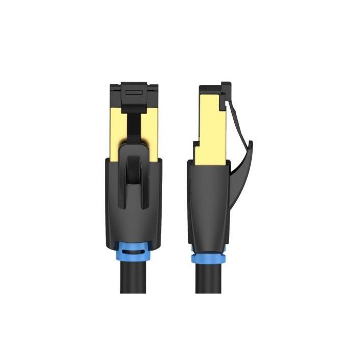 Cable de Red RJ45 SFTP Vention IKABF Cat.8/ 1m/ Negro 1