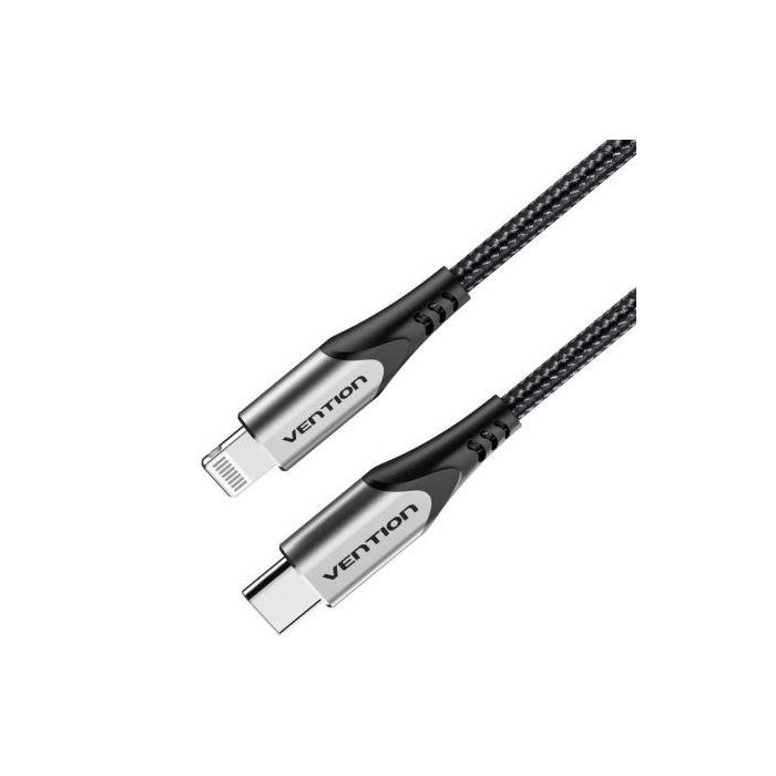 Cable Lightning Vention TACHH Gris 2 m (1 unidad)