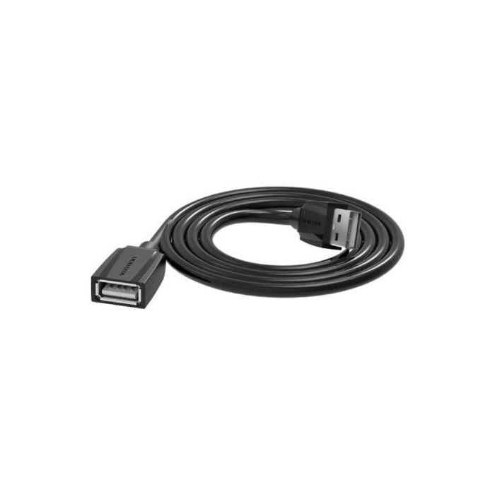 Cable Alargador USB 3.0 Vention VAS-A45-B050/ USB Macho - USB Hembra/ 5Gbps/ 50cm/ Negro 2